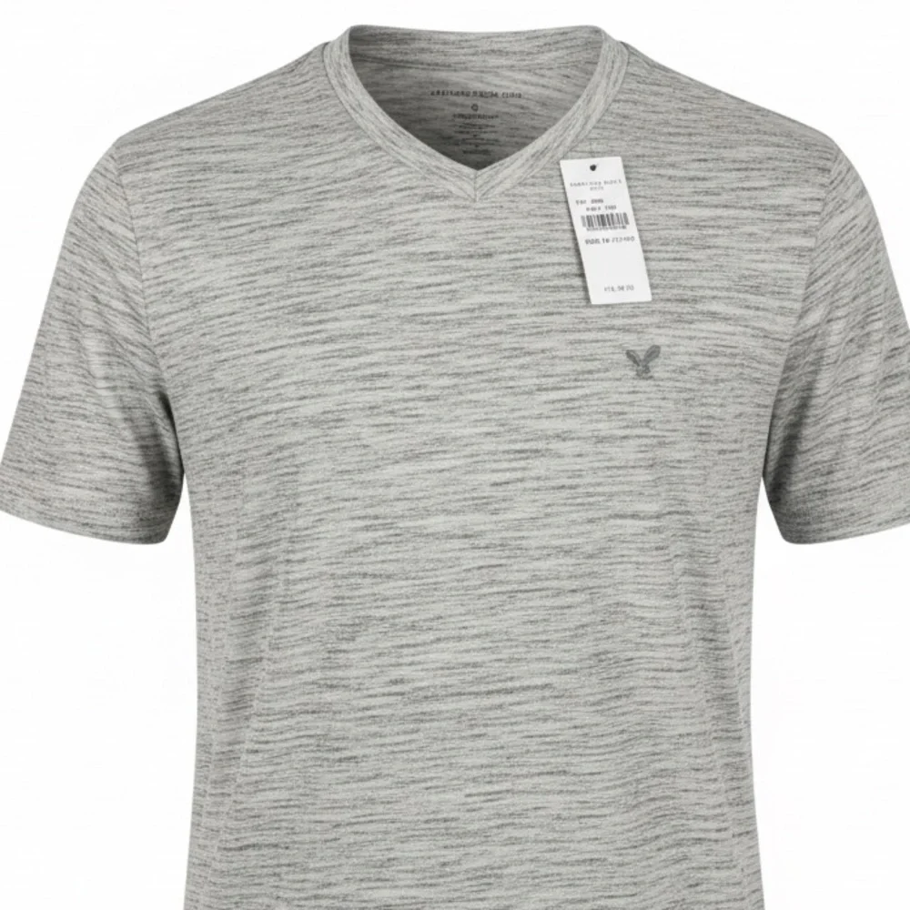 NWT American Eagle Kids Boys 2 Short Sleeve Tee Shirts Gray Logo Blue Palm - 14